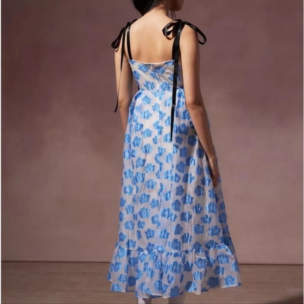 MWT Sister Jane Sweep Jacquard Floral Midi Dress - Picture 2 of 6